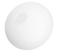 FUOYLOO Flat Oval Pendant Lamp Shade Plastic Globe Cover Diameter 42Mm PE Material for Garden Patio and Bedroom Lighting
