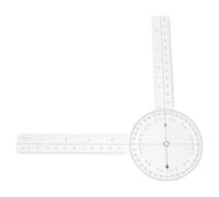 FUOYLOO Flexible Angle Ruler Plastic Goniometer 8-Inch Protractor for Joint Measurement in Physical Therapy and Rehabilitation Settings