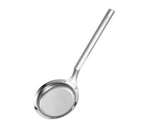 FUOYLOO Food Strainer Filter Spoon Stainless Steel Resistant to Damage Easy to Store Kitchen Cookware Oil Skimmer for Kitchen Use