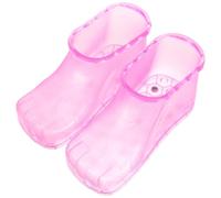 FUOYLOO Foot Bathing Shoes with Comfortable Sole Massage Design Plastic Foot Soaking Shoes for Sauna and Outdoor Use