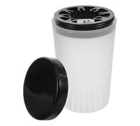 FUOYLOO Gel Nail Brush Washing Holder Compact Plastic Cleaning Cup for Nail Art Brush Soaking and Pen Storage Portable for Home and-The-Go