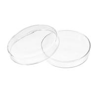FUOYLOO Glass Petri Dish Laboratory Petri Dish Resistant to High Temperatures Enhanced Thickness Lid 75mm Diameter for Microscope Observation and Science Experiment