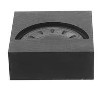 FUOYLOO Graphite Ingot Square Patterned Molds Casting Metal Crafts Making Mold for Hobbyist and Professional Jeweler Dark Grey Non-Adhesion Withstand Extreme Temperatures Watermelon