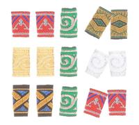 FUOYLOO Hair Braid Rings Dreadlocks Hair 15Pcs Assorted Color Cloth Braiding Accessories for Reggae and Afro Hairstyles