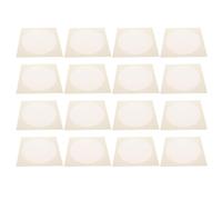 FUOYLOO Hand Made Xuan Paper for Calligraphy and Painting, 33X33Cm Round Blank Rice Paper, 40 Sheets Two Packs, Hemp Fiber Texture Suitable for Artists and Calligraphers