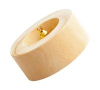 FUOYLOO Incense Burner Stick Holder round Wooden and Metal Multi-functional Aromatherapy Home Decoration Suitable for Yoga Room and Tea House