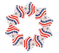 FUOYLOO Independence Day Themed Disposable Party Napkins with Red Blue Star Stripes, Highly Absorbent Soft Wood Pulp Paper, 2 Bags 20 Sheets Each for Everyday Use and Family Dining Table