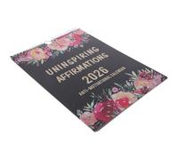 FUOYLOO Inspirational Calendar Monthly Planner for Office Teacher Daily Affirmation Quotes Desk Calendar Standing Flip Yearly Planner