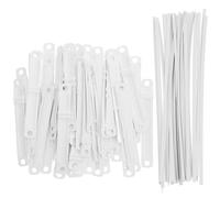 FUOYLOO Loose Leaf 2-Hole Plastic Paper Fastener Clips for Document Binding 3.5 Inch Length Suitable for School and Office Filing