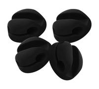 FUOYLOO Magnetic Cable Organizer Clips 4pcs Silicone Cable Holder for USB and Chargers Cord for Home and Office