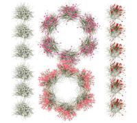 FUOYLOO Mini Flower Cluster and Grass Tufts 5Pcs for Model Train Railway and Architectural Sand Table, Sturdy Plastic Sponge Material for Micro Landscape Scenes