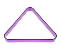 FUOYLOO Mini Table Pool Balls Rack Billiard Balls Holder Purple Plastic Triangle Lightweight Portable for Organized Pool Tournaments and Billiard Table Use