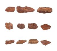 FUOYLOO Miniature Bark Diorama Supplies for Fairy Garden and Railway Model Scenery Natural Pine Bark Chips 30-50Mm for Micro Landscape