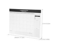 FUOYLOO Monthly Planner Notepad and Paper Calendar Undated A4 with Minimalist Monthly Layout Portable Design for White Paper Office Planner Tasks Organizational Need