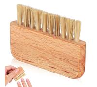 FUOYLOO Nail Scrubber Brush with Firm Bristles Wooden Handle for Pedicure and Manicure Use in Home and Travel Nail Cleaning