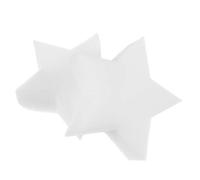 FUOYLOO Oil Absorbing Sponge White Star Shaped 8pcs that Removes Oils and Sucks up Grime Cleaning Sponge for Hot Tub and Swimming Pool for Spa and Bath Filter Maintenance