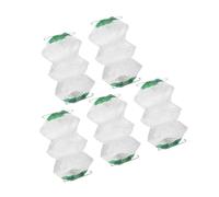 FUOYLOO Outdoor Propane Lantern Replacement Mantles 5Pcs with Triple-Layer Woven Mesh and Double-Clamp Design for Camping Gas Light and Extended Use