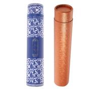 FUOYLOO Picture Scroll Organizer 2Pcs Gold and Bronze Sturdy Tubes 35-62Cm Extension for Home and Studio Artworks