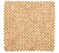 FUOYLOO Pine Wood Beaded Car Seat Cooling Cushion 45x45cm Summer Cooling Pad for Office Chair Sofa Driving Comfort