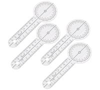 FUOYLOO Plastic Goniometer Orthopedic Protractor Ruler 6 Inch Foldable Medical Angle Measuring Tool for Rehabilitation and Body Assessment