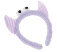 FUOYLOO Plush Purple Headbands for Washing Face Decorative Simple Fashionable Hair Accessories Keep Hair from Face for Women Girlfriend Skincare Routine