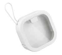 FUOYLOO Portable Hair Tie Organizer Box with Lid and Handle Multi-Functional Hair Accessories Storage Container for Travel Desktop and Wall Hanging Suitable for Jewelry Swabs and Small