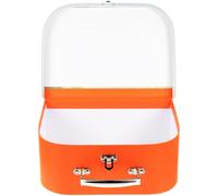 FUOYLOO Portable Small Paperboard Suitcase Storage Box with Appearance and Sturdy Design, for Children’s Daily Life and Decoration