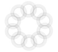 FUOYLOO Push-Type Pop-Up Sink O Ring Gasket 10Pcs Wash Basin Seal Rings Seamless Installation for Kitchen and Bathroom Drains