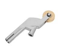 FUOYLOO Rapid Welding Tool Stainless Steel Round Nozzle with Roller Wheel for Heat Gun, for PVC Floor Welding and Plastic Sheet Repairs