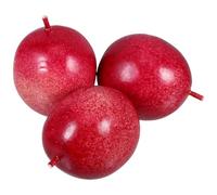 FUOYLOO Realistic Passion Fruit Model Props Resistant to Damage for Home Decor and Photography 3pcs Made of Sturdy Foam with High Simulation Design, Fake Fruit Decoration