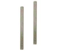 FUOYLOO Replacement Door Handle Spindle 2Pcs 8X8X75Mm Square Bar Spare Part for Antique Door Knob Suitable for Accessories