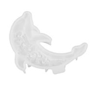 FUOYLOO Rose Flower Resin Molds Dolphin Silicone Cake Decorating Tools Creative Detailed Design Easy Demolding Captures Intricate Details White for Crafting Presents and Collectibles