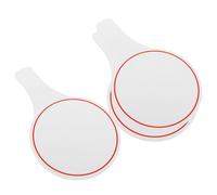 FUOYLOO Scoreboard Answer Paddle 3 Pieces Simple Single Side Blank for Voting Auction and Classroom Judges 15×25 CM