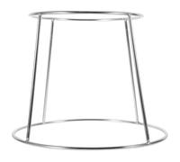 FUOYLOO Seafood Display Rack Stainless Steel Double Tray Holder for Household and Restaurant Buffet Serving Oysters Shrimp Crab Sturdy Construction