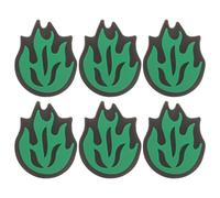 FUOYLOO Silicone Tennis Racket Dampeners Fire Shape 6pcs Shock Absorber Designed to Increase Comfort and Consistency on Rackets for Tennis