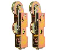 FUOYLOO Sliding Door and Window Roller Assembly 2Pcs 1-1/4 Inch Steel Ball Bearings Galvanized for Patio and Cabinet Sliding Tracks