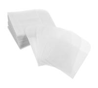 FUOYLOO Small Cards Envelopes 5X5Cm 50Pcs Semi- Paper Pouches for Jewelry and Photo Packaging