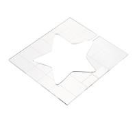 FUOYLOO Star Shaped Quilting Templates Made of Acrylic for DIY Quilting and Fabric Crafts, Easy to Use Embroidery Shape Stencils Suitable for Beginners and Sewing Projects