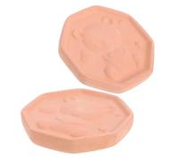 FUOYLOO Terracotta Softener Discs and Food Storage Saver Reusable 2pcs with Bear Shape, Compact Design Effective Sugar Softening for Homes and Pantry Organisation