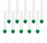 FUOYLOO Test Tubes Reusable Leak-proof Vials 20ml 10pcs with Screw Caps for Sample Storage, Travel and Lab Use