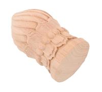 FUOYLOO Unfinished Pine Wooden Stair Finials Pineapple Post Topper Victorian-Style Decorative Ball Finial for Garden Flag Balusters DIY Craft Project