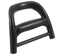 FUOYLOO Universal 8-Hole Black Bull Handle Replacement for Shopping Cart Trolley, Practical Front Grip Trolley Accessory for Utility Cart Use