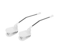 FUOYLOO Universal Large Sheet Music Clip, White Metal and Plastic Construction, Suitable for Concerts and Keyboard Accessories