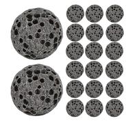 FUOYLOO Volcanic Rock Diffuser Stones Effortless Use and Convenient Placement Aromatherapy 33pcs Natural Black Volcanic Rock Essential Oil Diffuser Accessory for Aromatherapy for Car Use