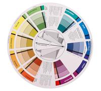 FUOYLOO Watercolor Wheel Color Learning Tool for Painters and Designers Lightweight Paper Material with Accurate Color Representation for Art Classes