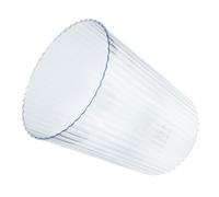 FUOYLOO White Small Creative Paper Bin Thickened Household Trash Can Open Top Waste Paper Bucket Practical Garbage Container for Office and Bathroom Use