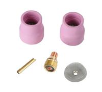 FUPA 12 Ceramic Cup Complete Assembly for WP-9 20 and 25 Series Includes 3/32 Inch Gas Lens Clamp Torch Accessory Set