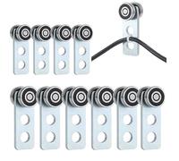 Fuperoo 2 Wheel Trolley Assembly Rollers.Bearing Trolley Assembly.The top of The Trolley has Room for Set Screws, Allowing The use of a 1-5/8" high Strut Channel