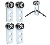 Fuperoo 2Wheel Trolley Assembly Rollers.Bearing Trolley Assembly.The top of The Trolley has Room for Set Screws, Allowing The use of a 1-5/8" high Strut Channel