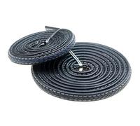 FUPOHUA 1m/2m Leather Strap Cord Rope 12MM Braided PU Leather Thread String Necklace Rope For Jewelry Making DIY Bracelet